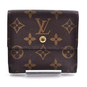 LOUIS VUITTON LV Portefeuille Elise Monogram Tri-Fold Wallet